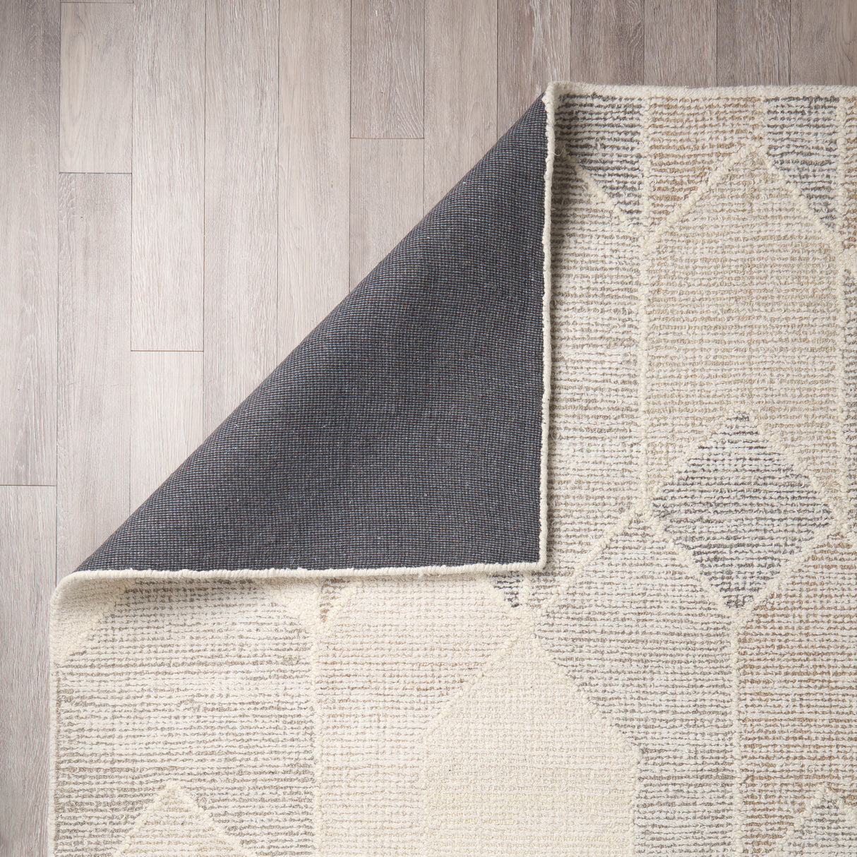 Kolt 9x12 Neutral Geometric Patterned Wool Area Rug from Mercana - Luna Furniture