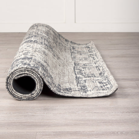 Greyson 96.0L x 60.0W x 0.4H Gray Area Rug from Mercana - Luna Furniture