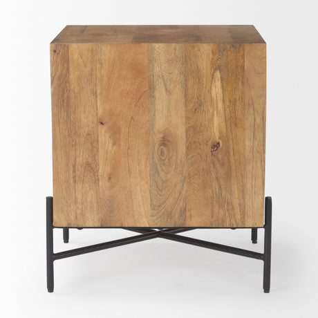 Cairo 22.0L x 22.0W x 26.0H Wood 2 Drawer Accent table from Mercana - Luna Furniture