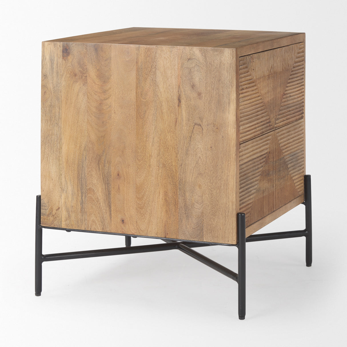 Cairo 22.0L x 22.0W x 26.0H Wood 2 Drawer Accent table from Mercana - Luna Furniture