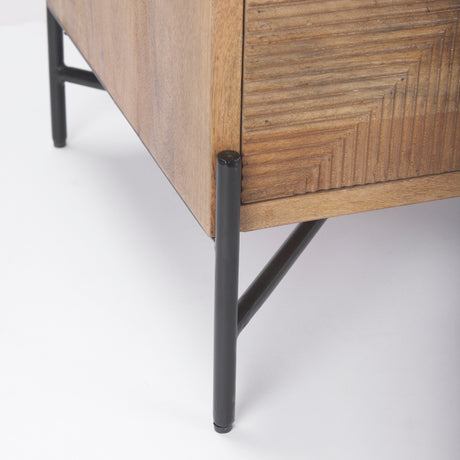 Cairo 22.0L x 22.0W x 26.0H Wood 2 Drawer Accent table from Mercana - Luna Furniture