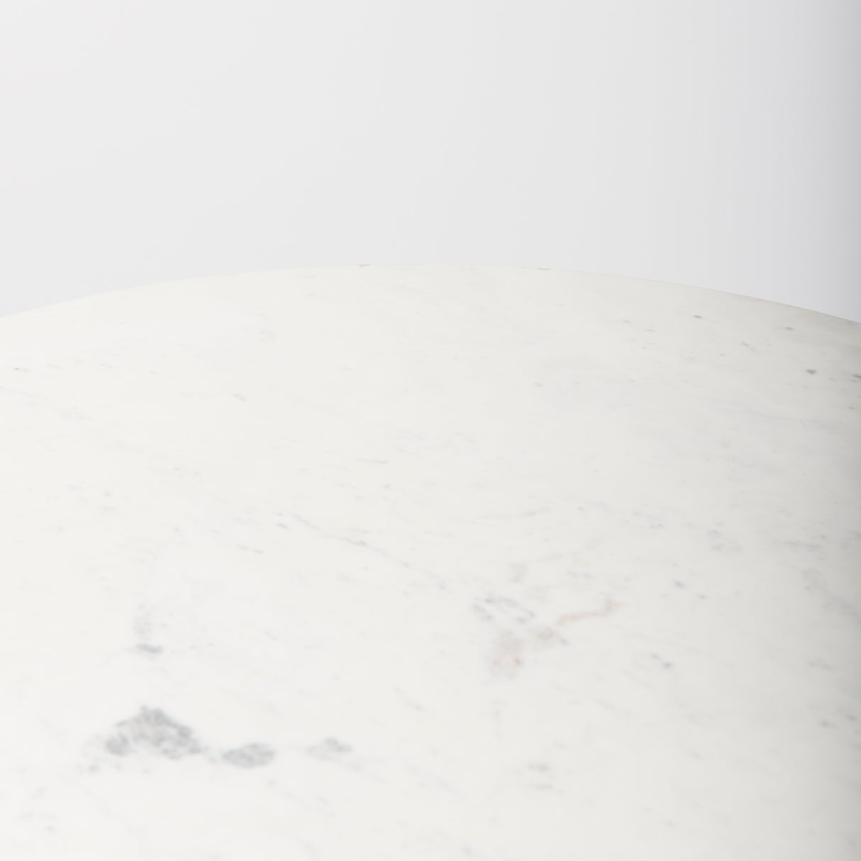 Maxwell 32" Round White Marble Tabletop w/ Blonde Wood & Black Metal Accent Pedestal Bistro Table from Mercana - Luna Furniture