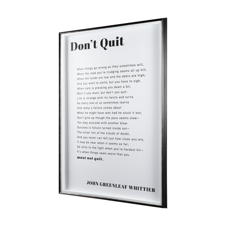 Don't Quit by Mercana Studio a Framed Art Print Matted under Glass from Mercana - Luna Furniture