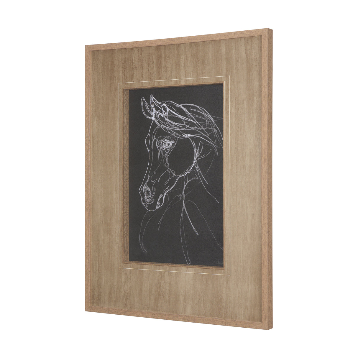 Arabian Dark II by Mercana Studio a Hand Embellished Textured Framed Art Print Matted under Glass from Mercana - Luna Furniture