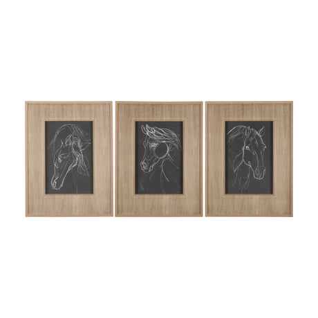 Arabian Dark II by Mercana Studio a Hand Embellished Textured Framed Art Print Matted under Glass from Mercana - Luna Furniture