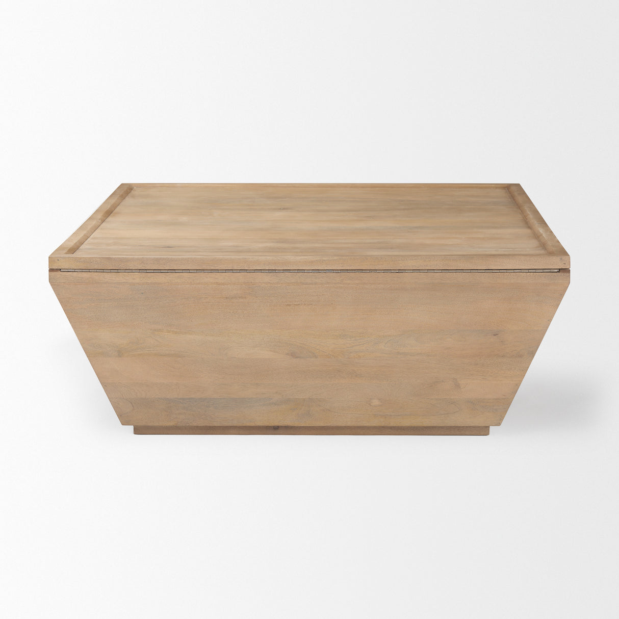 Wyatt 41.0L x 41.0W x 16.0H Brown Wood Angular Coffee Table from Mercana - Luna Furniture