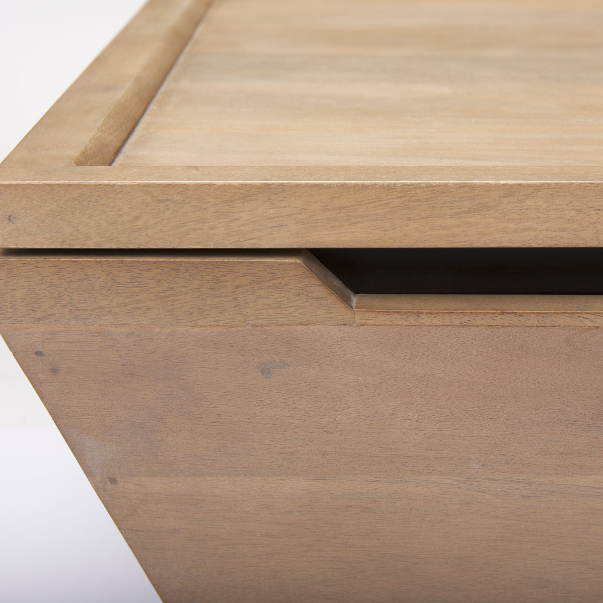 Wyatt 41.0L x 41.0W x 16.0H Brown Wood Angular Coffee Table from Mercana - Luna Furniture