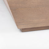 Wyatt 41.0L x 41.0W x 16.0H Brown Wood Angular Coffee Table from Mercana - Luna Furniture