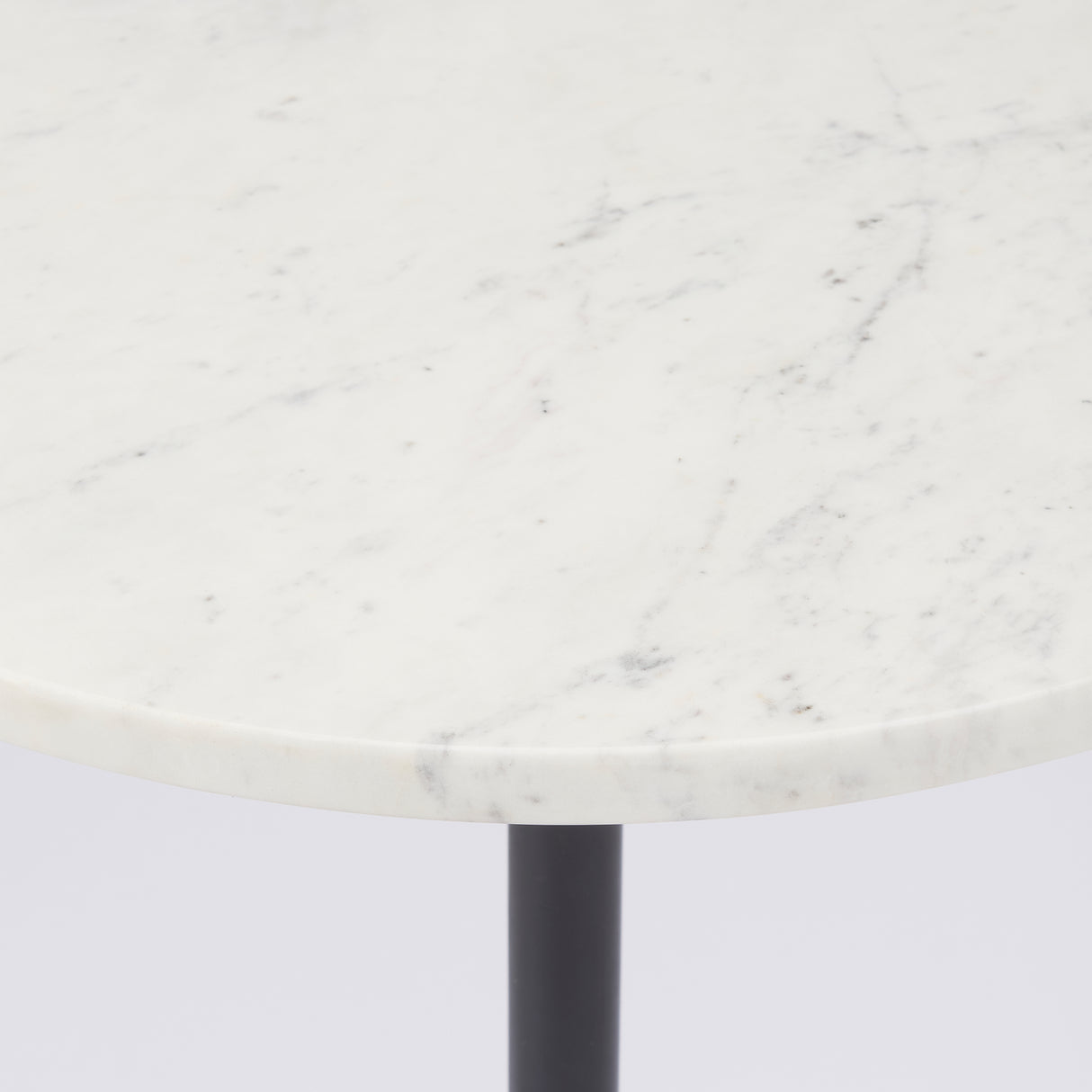 Maxwell Marble Top Pedestal End/Side Table from Mercana - Luna Furniture