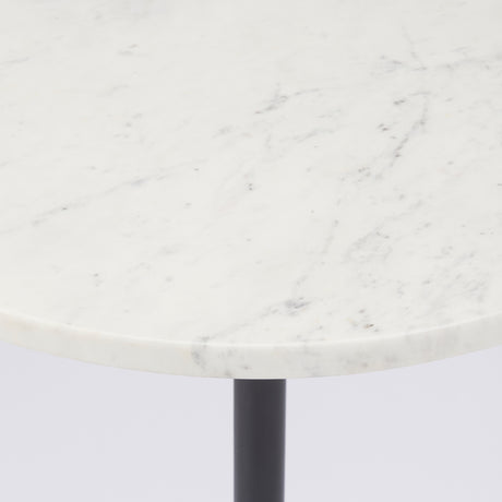 Maxwell Marble Top Pedestal End/Side Table from Mercana - Luna Furniture