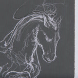 Horse III by Mercana Studio a Hand Embellished Textured Framed Art Print Matted under Glass from Mercana - Luna Furniture