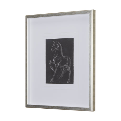 Horse IV by Mercana Studio a Hand Embellished Textured Framed Art Print Matted under Glass from Mercana - Luna Furniture