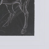 Horse IV by Mercana Studio a Hand Embellished Textured Framed Art Print Matted under Glass from Mercana - Luna Furniture