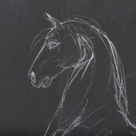 Horse IV by Mercana Studio a Hand Embellished Textured Framed Art Print Matted under Glass from Mercana - Luna Furniture