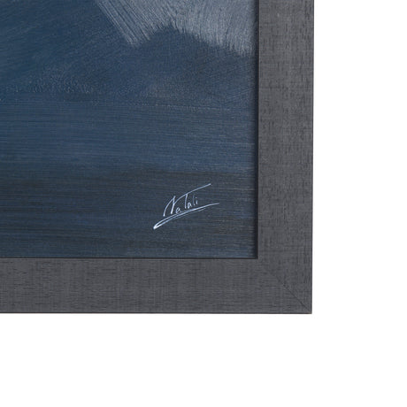 Night cloud I by Mercana Studio a Hand Embellished Textured Framed Art Print from Mercana - Luna Furniture