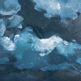 Night cloud II by Mercana Studio a Hand Embellished Textured Framed Art Print from Mercana - Luna Furniture