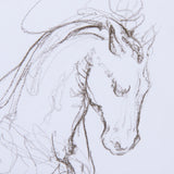 Horse I by Mercana Studio a Hand Embellished Textured Framed Art Print Matted under Glass from Mercana - Luna Furniture