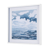 Cloud and Sea by Mercana Studio a Hand Embellished Textured Framed Art Print Matted under Glass from Mercana - Luna Furniture