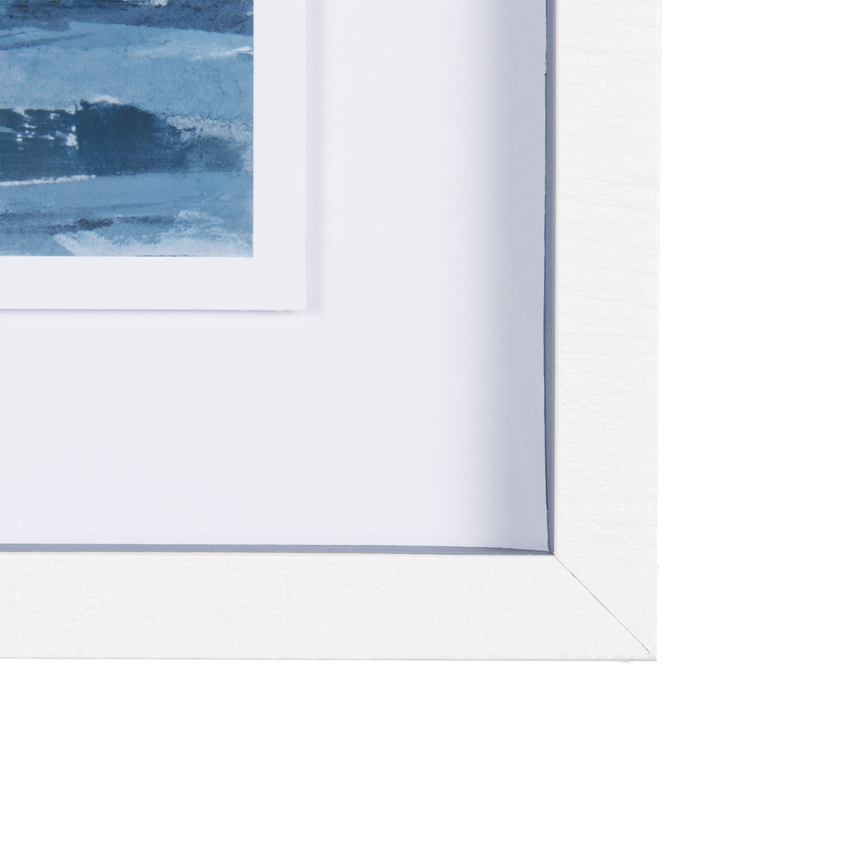 Cloud and Sea by Mercana Studio a Hand Embellished Textured Framed Art Print Matted under Glass from Mercana - Luna Furniture