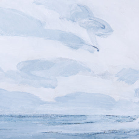 Cloud and Sea by Mercana Studio a Hand Embellished Textured Framed Art Print Matted under Glass from Mercana - Luna Furniture