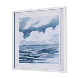 Cloud and Sea by Mercana Studio a Hand Embellished Textured Framed Art Print Matted under Glass from Mercana - Luna Furniture