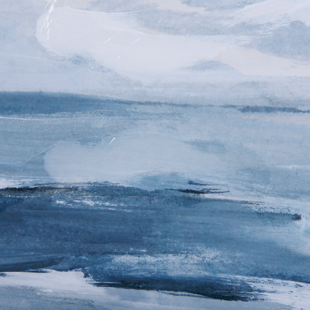 Cloud and Sea by Mercana Studio a Hand Embellished Textured Framed Art Print Matted under Glass from Mercana - Luna Furniture