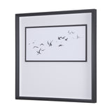 Fly Away by Mercana Studio a Hand Embellished Textured Framed Art Print Matted under Glass from Mercana - Luna Furniture