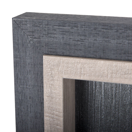Blocks I by Mercana Studio a Hand Embellished Textured Framed Art Print from Mercana - Luna Furniture