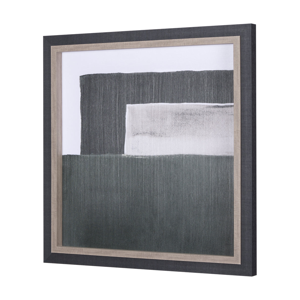 Blocks II by Mercana Studio a Hand Embellished Textured Framed Art Print from Mercana - Luna Furniture
