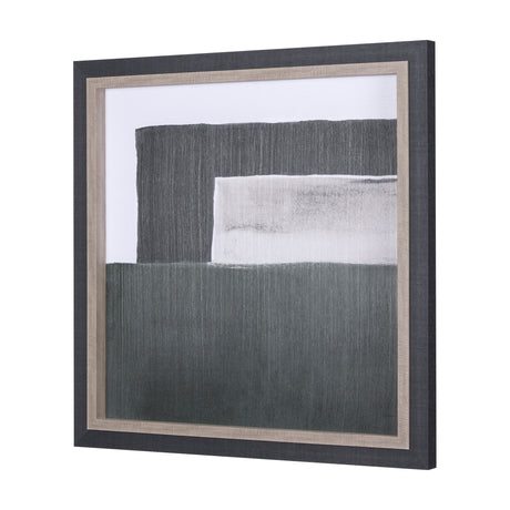 Blocks II by Mercana Studio a Hand Embellished Textured Framed Art Print from Mercana - Luna Furniture
