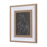 Horse IV by Mercana Studio a Hand Embellished Textured Framed Art Print Matted under Glass from Mercana - Luna Furniture