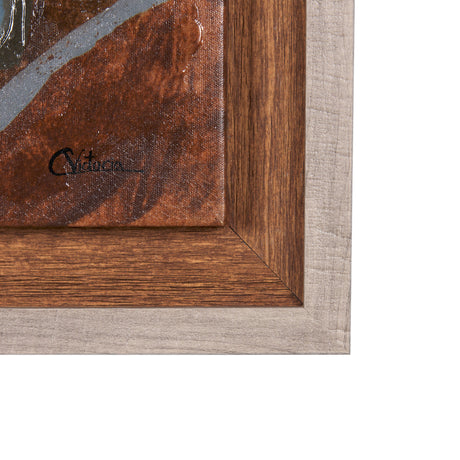 Windy Day by Mercana Studio a Hand Embellished Textured Framed Canvas from Mercana - Luna Furniture