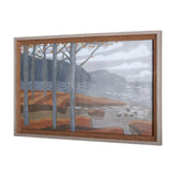 Gray Day by Mercana Studio a Hand Embellished Textured Framed Canvas from Mercana - Luna Furniture