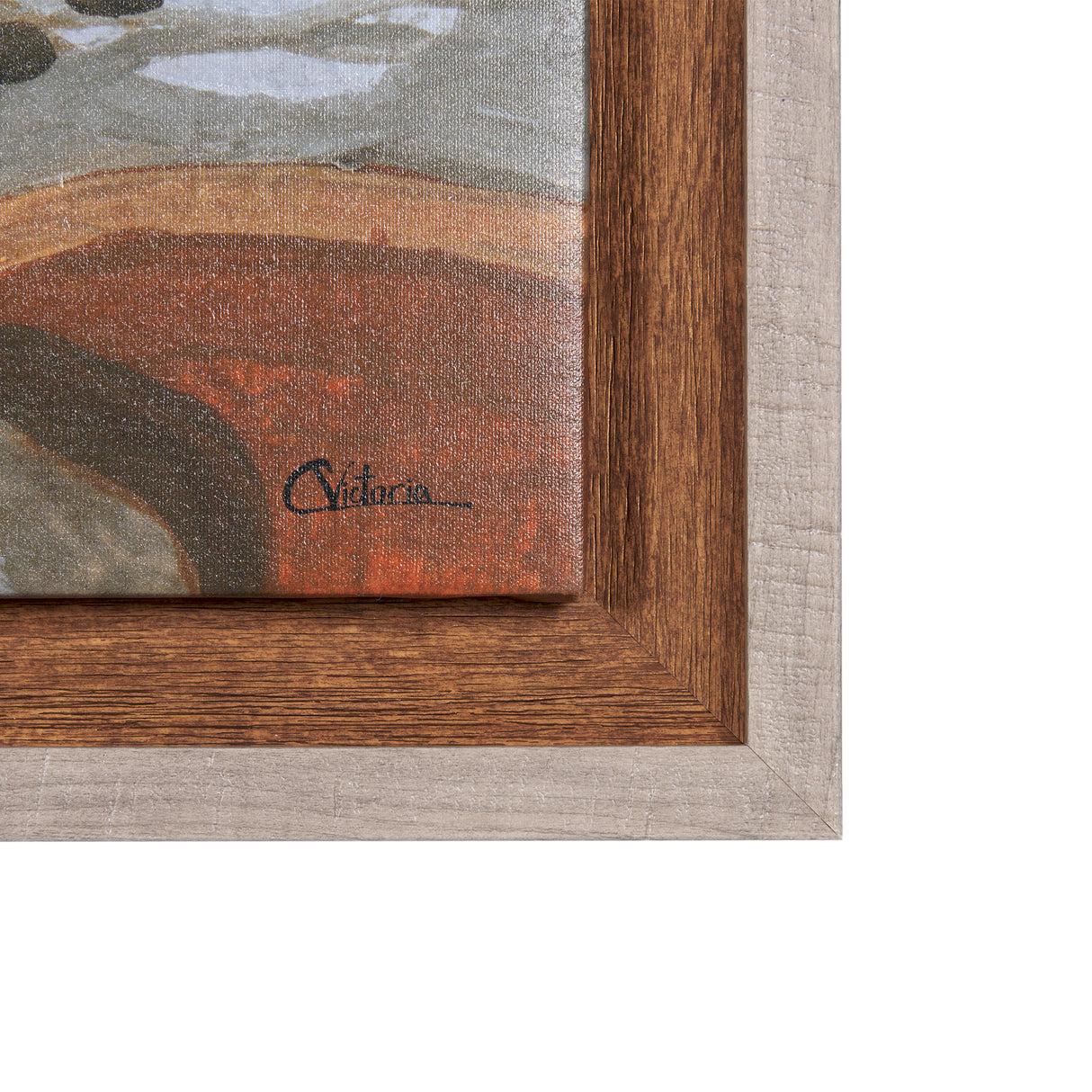 Gray Day by Mercana Studio a Hand Embellished Textured Framed Canvas from Mercana - Luna Furniture