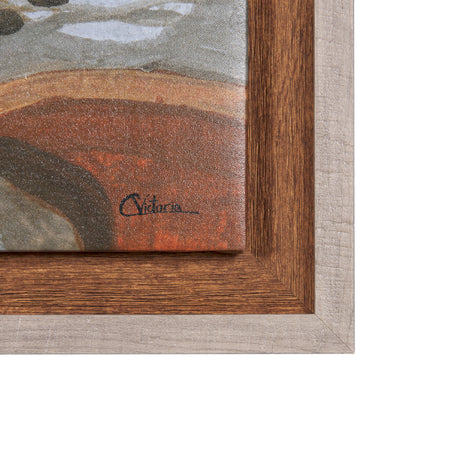 Gray Day by Mercana Studio a Hand Embellished Textured Framed Canvas from Mercana - Luna Furniture