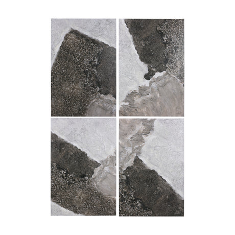 Mudslide III by Mercana Studio a Hand Embellished Textured Canvas from Mercana - Luna Furniture
