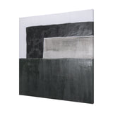 Block II by Mercana Studio a Hand Embellished Textured Canvas from Mercana - Luna Furniture