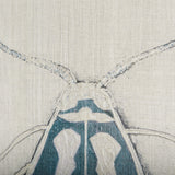Moth Blue III by Mercana Studio a Hand Embellished Textured Canvas from Mercana - Luna Furniture