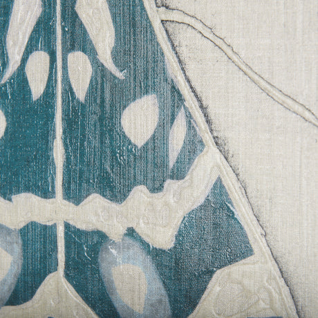 Moth Blue III by Mercana Studio a Hand Embellished Textured Canvas from Mercana - Luna Furniture