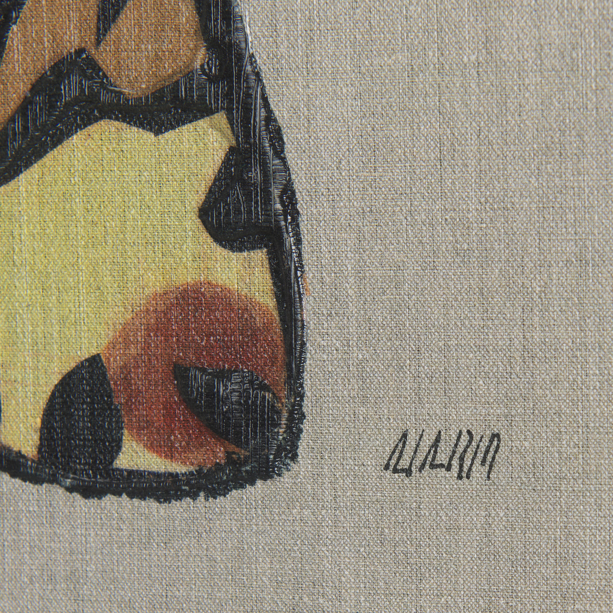 Moth III by Mercana Studio a Hand Embellished Textured Canvas from Mercana - Luna Furniture