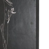 Thoroughbred Dark III by Mercana Studio a Hand Embellished Textured Canvas from Mercana - Luna Furniture