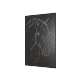 Thoroughbred Dark III by Mercana Studio a Hand Embellished Textured Canvas from Mercana - Luna Furniture