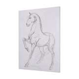 Horse II by Mercana Studio a Hand Embellished Textured Canvas from Mercana - Luna Furniture