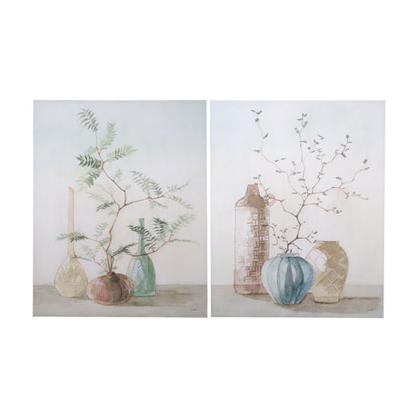 Boho Branches I by Mercana Studio a Hand Embellished Textured Canvas from Mercana - Luna Furniture