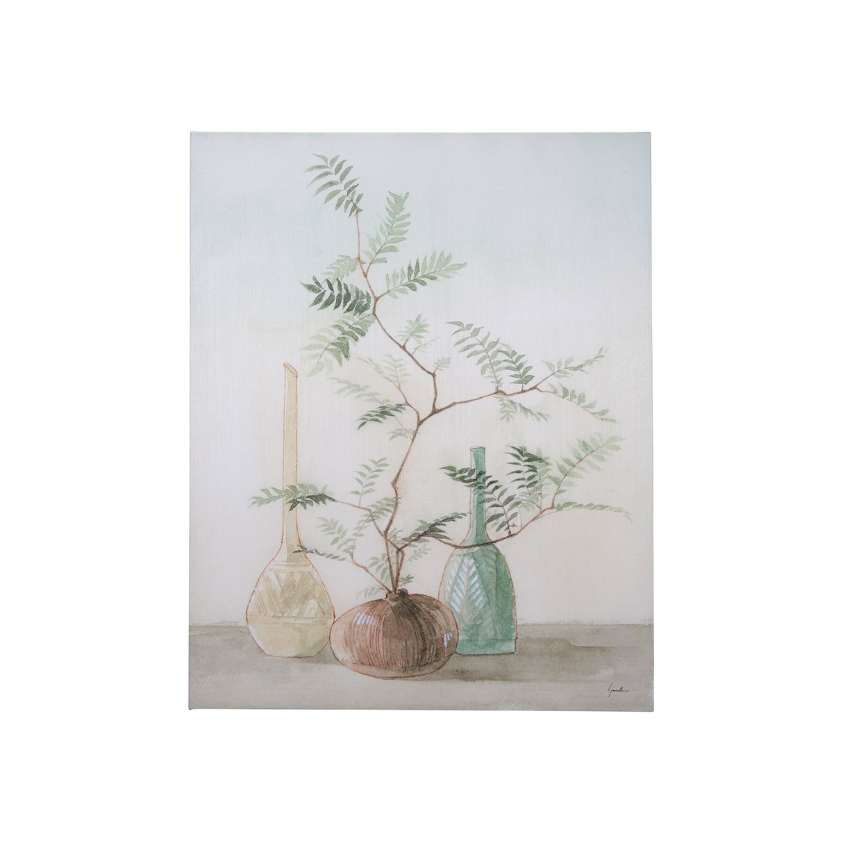 Boho Branches I by Mercana Studio a Hand Embellished Textured Canvas from Mercana - Luna Furniture