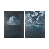 Night cloud II by Mercana Studio a Hand Embellished Textured Canvas from Mercana - Luna Furniture