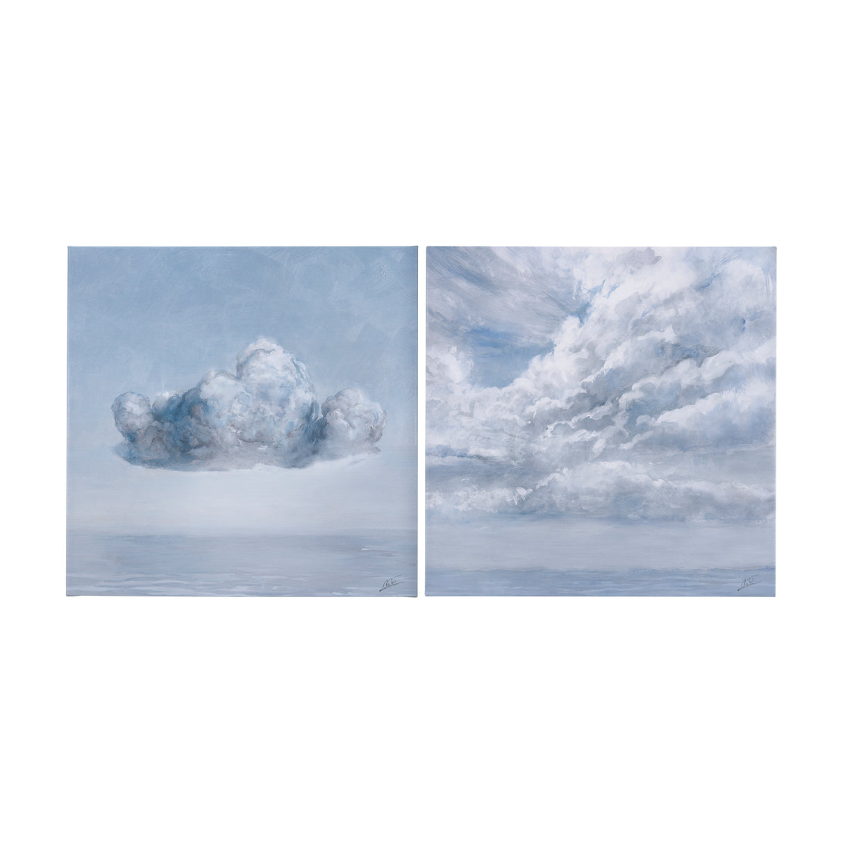Day Cloud II by Mercana Studio a Hand Embellished Textured Canvas from Mercana - Luna Furniture