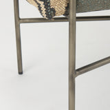 Avery I 55L x 17W Multi Colored Upholstered Patterned Seat Accent Bench from Mercana - Luna Furniture