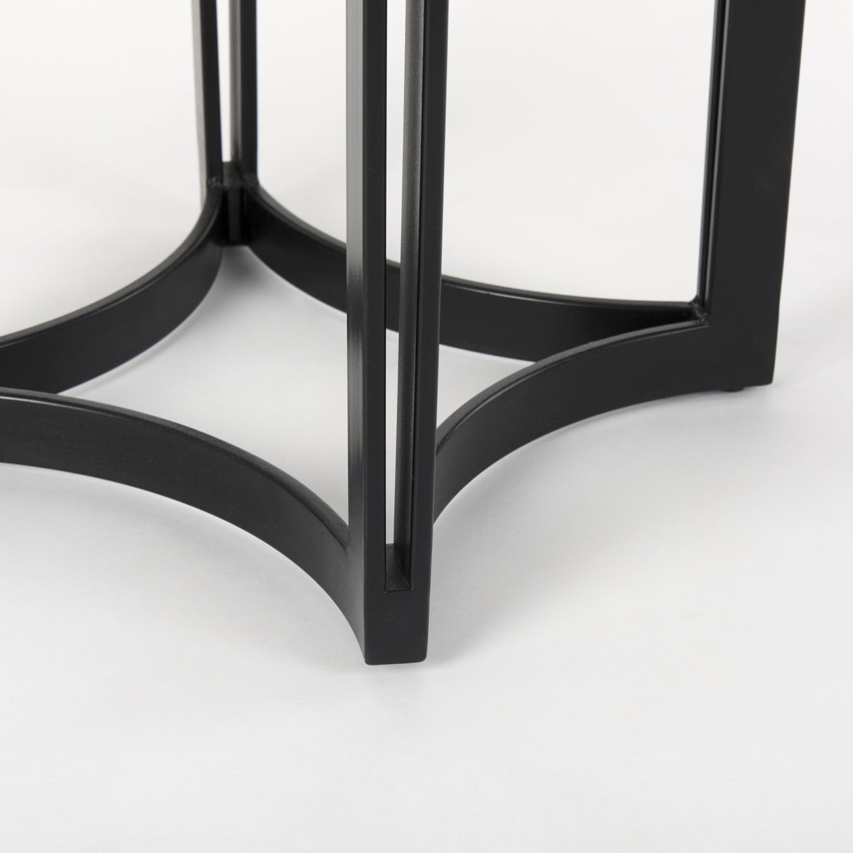 Tanner Marble & Matte Black Bistro Table from Mercana - Luna Furniture