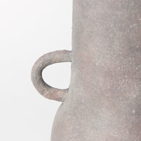 Armani 10.4H Brown-Gray Double Ear Ceramic Vase from Mercana - Luna Furniture